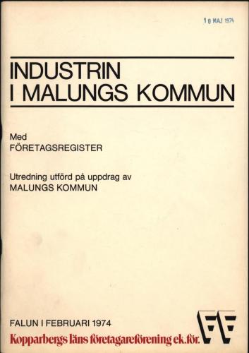 1974 Industri i Malungskommun 01